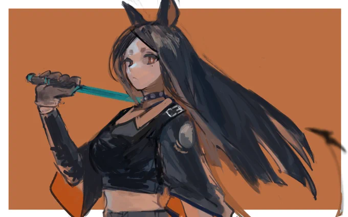 #アークナイツ版深夜の真剣お絵かき60分一本勝負
ドーベルマン教官めちょすき 