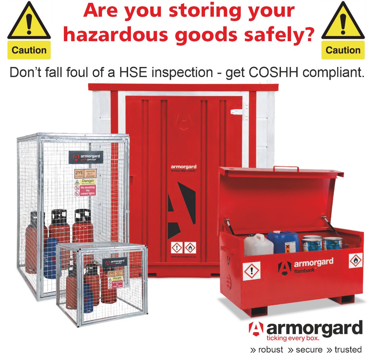 HowcroftGroup's tweet photo. As an authorised #Armorgard distributor we can offer COSHH compliant storage solutions.

Contact our sales team for further details

#HowcroftGroup #storage #HSE #COSHH #miyfamily #safeworking #hazardous #safety https://t.co/SLH7jfdqZI