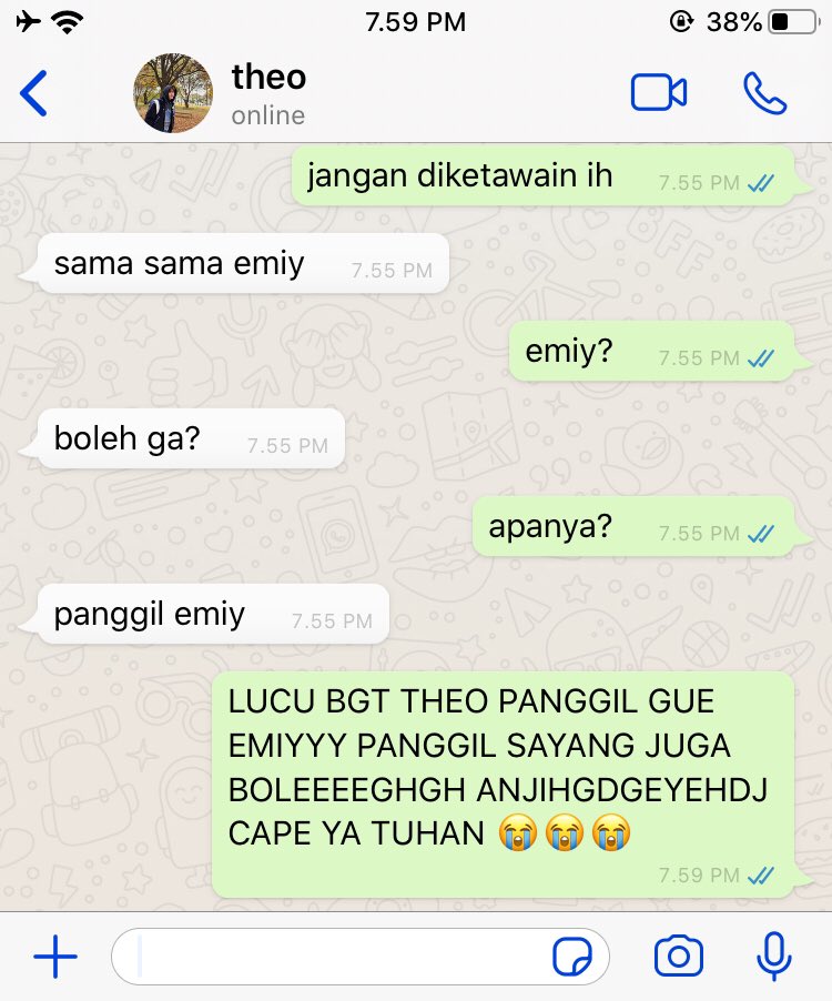 extenler's tweet photo. 125. Panggil Emiy. https://t.co/ewzQQTCFhv