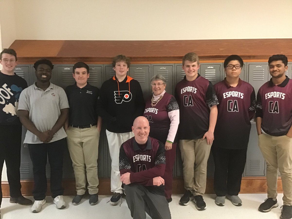 Our spring Esports season has started!  Thanks to Mr. Regan, Mrs. Garrison and Mr. Forney for advising this team.  Good luck!  #caravelacademy #caravelfamily #esports