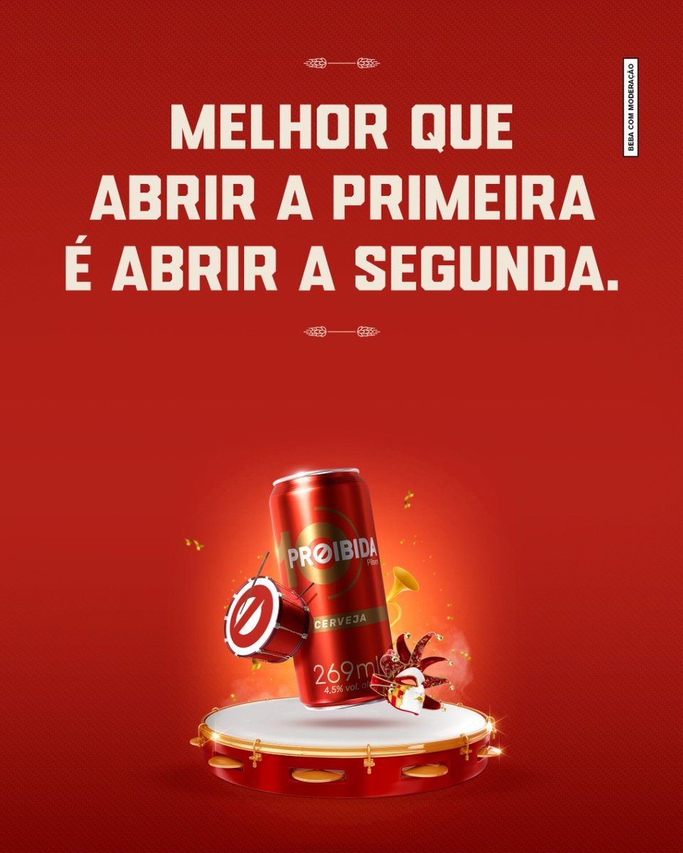 Proibida's tweet photo. Já tá combinando com os amigos os melhores lugares para ir? Não esqueça de colocar a Proibida pra gelar!! Amigo não chega de mão vazia!🍻
Bom carnaval!
#bebacommoderacao #beer #proibida https://t.co/zDN4efAv0b