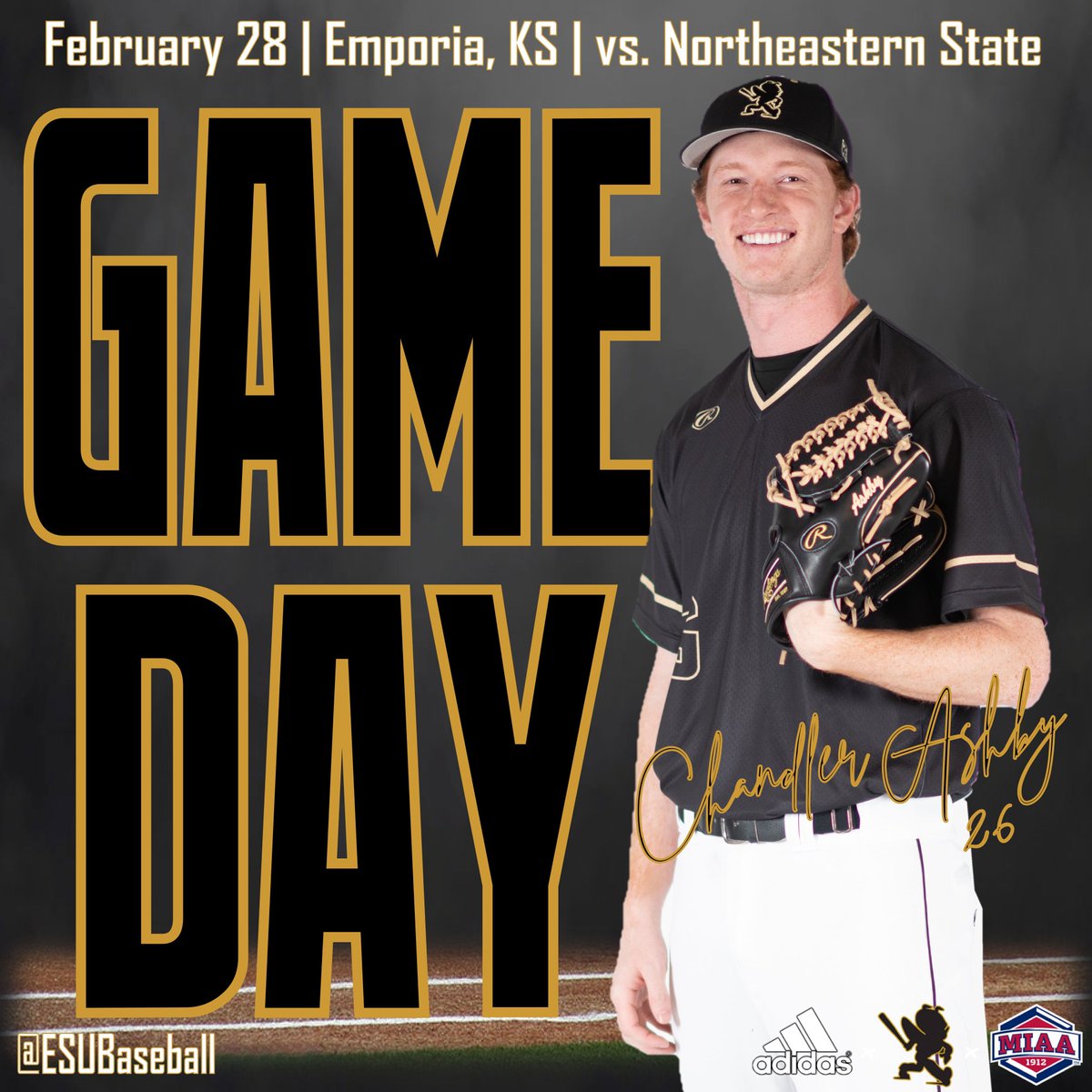 🆚 Northeastern State
⏰ 1 PM
📍 Emporia, KS
📊 bit.ly/3GFSbHZ
📺 bit.ly/3GIGdxe

🐝🐝
#SPSB | #TheMIAA