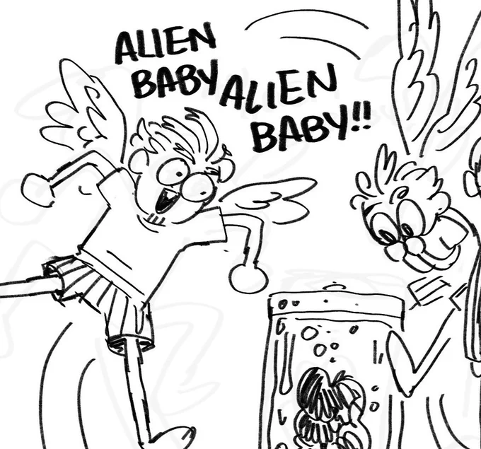some completely out of context jiniho stardew comic doodles 