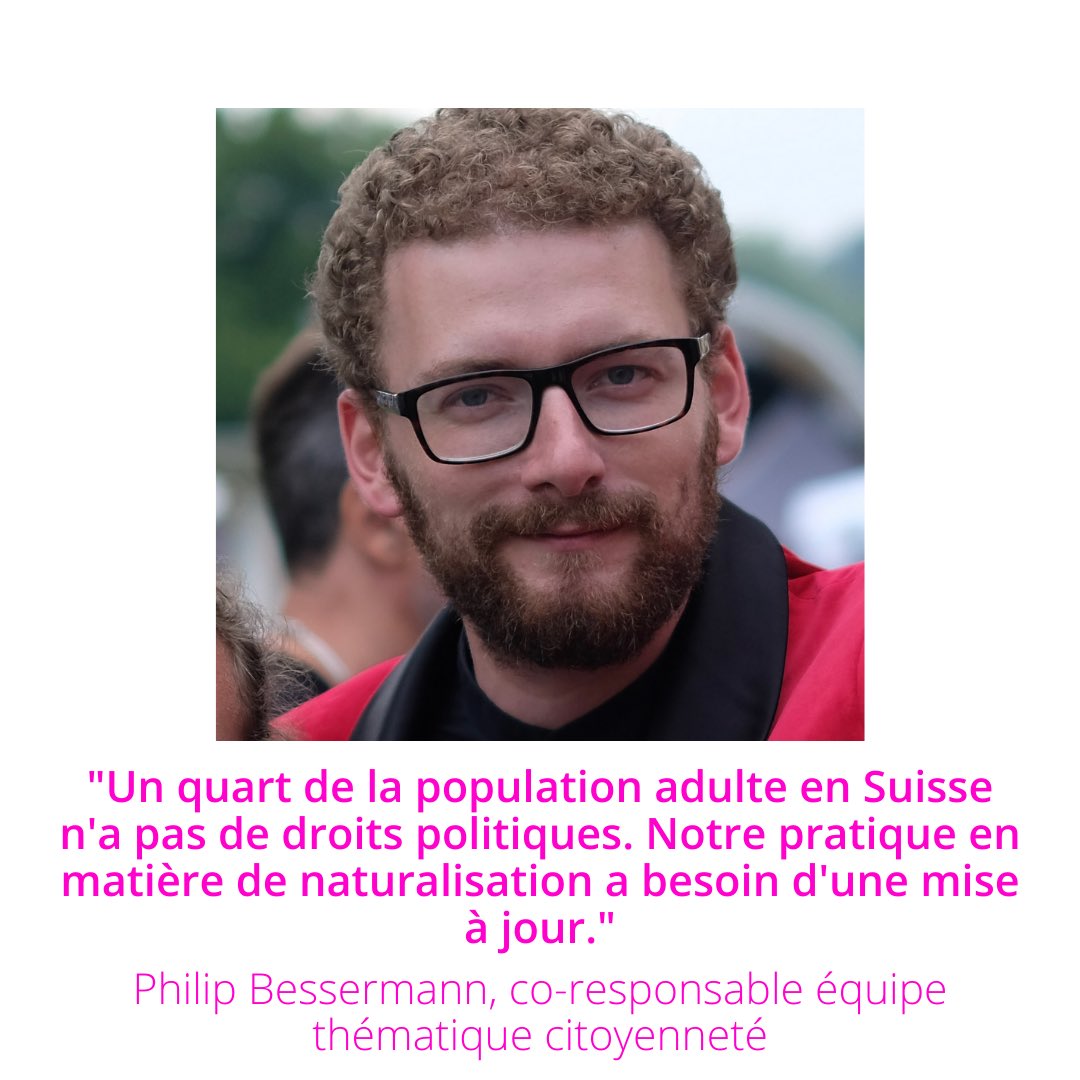 operationlibero's tweet photo. Fais comme Philip - deviens membre d'Opération Libero et engage-toi pour ceux qui n'ont ni lobby ni droits politiques.
Signe la pétition pour la naturalisation facilitée pour la 2ème génération maintenant!
💪🇨🇭https://t.co/pfarr5S1sn
#Citoyennté #DroitsPolitiques #EngageToi https://t.co/QBGI72X2a0