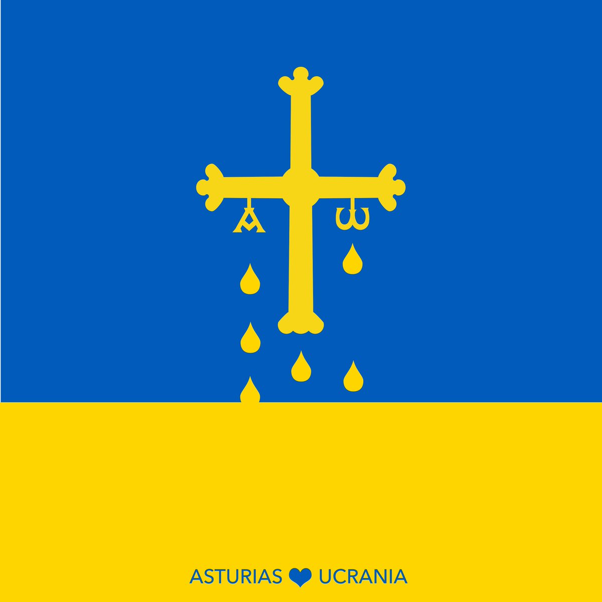 lofatal's tweet photo. ASTURIAS 💙💛 UCRANIA
#GuerraEnUcrania https://t.co/hPM8lmfImb