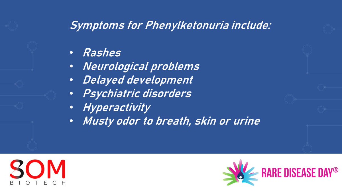 Phenylketonuria (PKU) occurs in an estimated 1 in 23,390 births globally.  
This #RareDiseaseDay, PKU sufferer, Michelle teamed up with @Eurordis to tell her story. Read here: rarediseaseday.org/heroes/pku-gir…