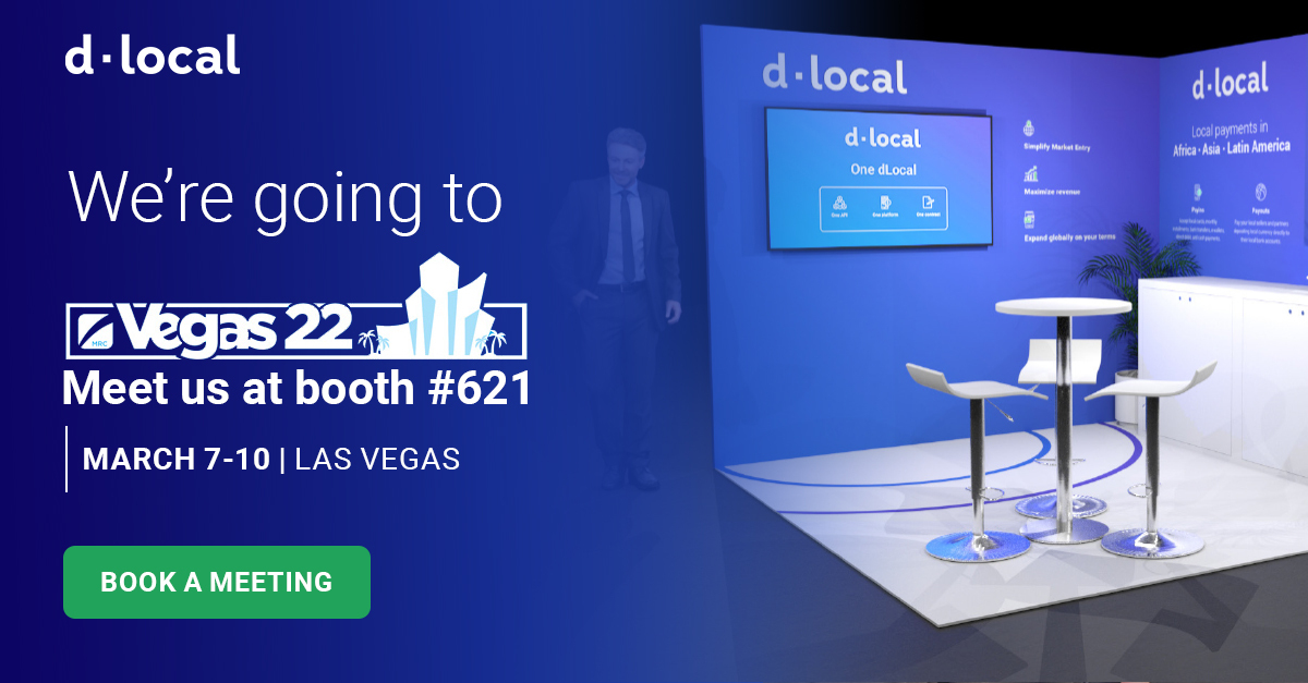 dLocalPayments's tweet photo. Join our payment experts next week at @MerchRisk Vegas and visit Booth 621 for demos, new solutions, and emerging markets insights. We look forward to catching up with you on all things payment! Book your meeting now:
https://t.co/xxDpj659eS
#mrc2022 #paymentexperts #dlocal https://t.co/brzhIsF5Xs