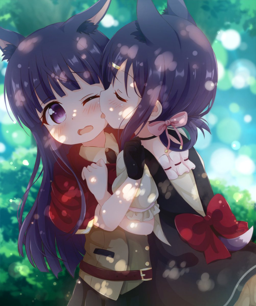 新規イラストはカスミちゃん&amp;キーリちゃん!
今月は過去絵の修正も結構頑張った～✨
#今月描いた絵を晒そう 
#プリコネR #gochiusa 
