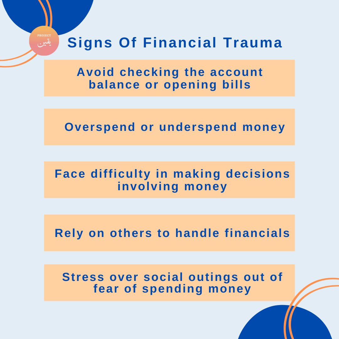 project_yaqeen's tweet photo. Research shows that about one third of millennials experience financial trauma. It is the physical, emotional, and cognitive deficits people experience when they cannot cope with either abrupt financial loss or the chronic stress of having inadequate financial resources. https://t.co/MoSpx5lAs5