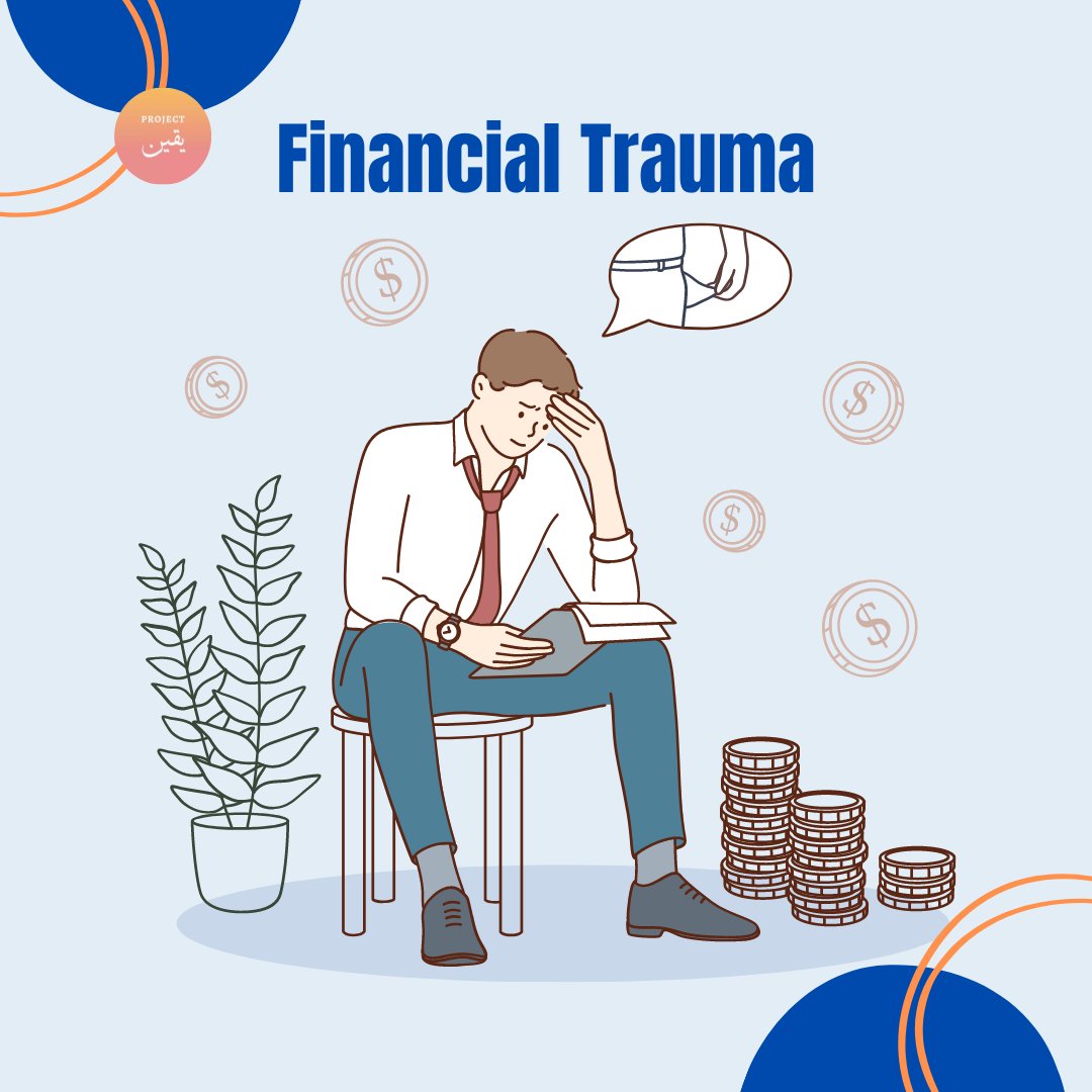 project_yaqeen's tweet photo. Research shows that about one third of millennials experience financial trauma. It is the physical, emotional, and cognitive deficits people experience when they cannot cope with either abrupt financial loss or the chronic stress of having inadequate financial resources. https://t.co/MoSpx5lAs5