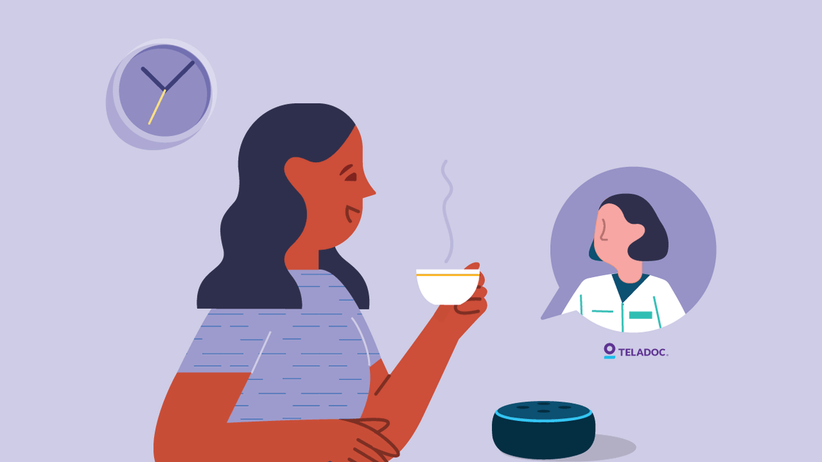 "Alexa, I want to talk to a doctor." Our collaboration with Amazon <a href="/Alexa99/">Alexa | Follow @amazonalexa</a> is a first-of-its-kind experience offers voice-activated general medical virtual care to supported Echo devices. Read more: bit.ly/3HnT34p #alexa #innovation
