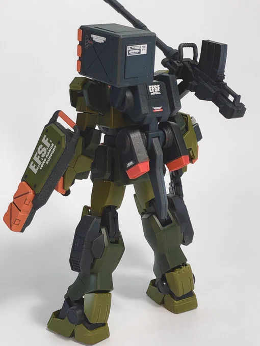 Ez-SRをフルアーマー風に塗ってみました宇宙軍のマークしかなかったので、宇宙でもイケる人とします緑のガンダム増え気味 #今月作ったプラモ晒そうぜ 