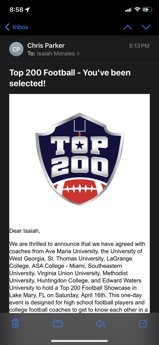 IsaiahMorales45's tweet photo. Thanks for the invite truly blessed🙏 https://t.co/dA2KSUx9ad
