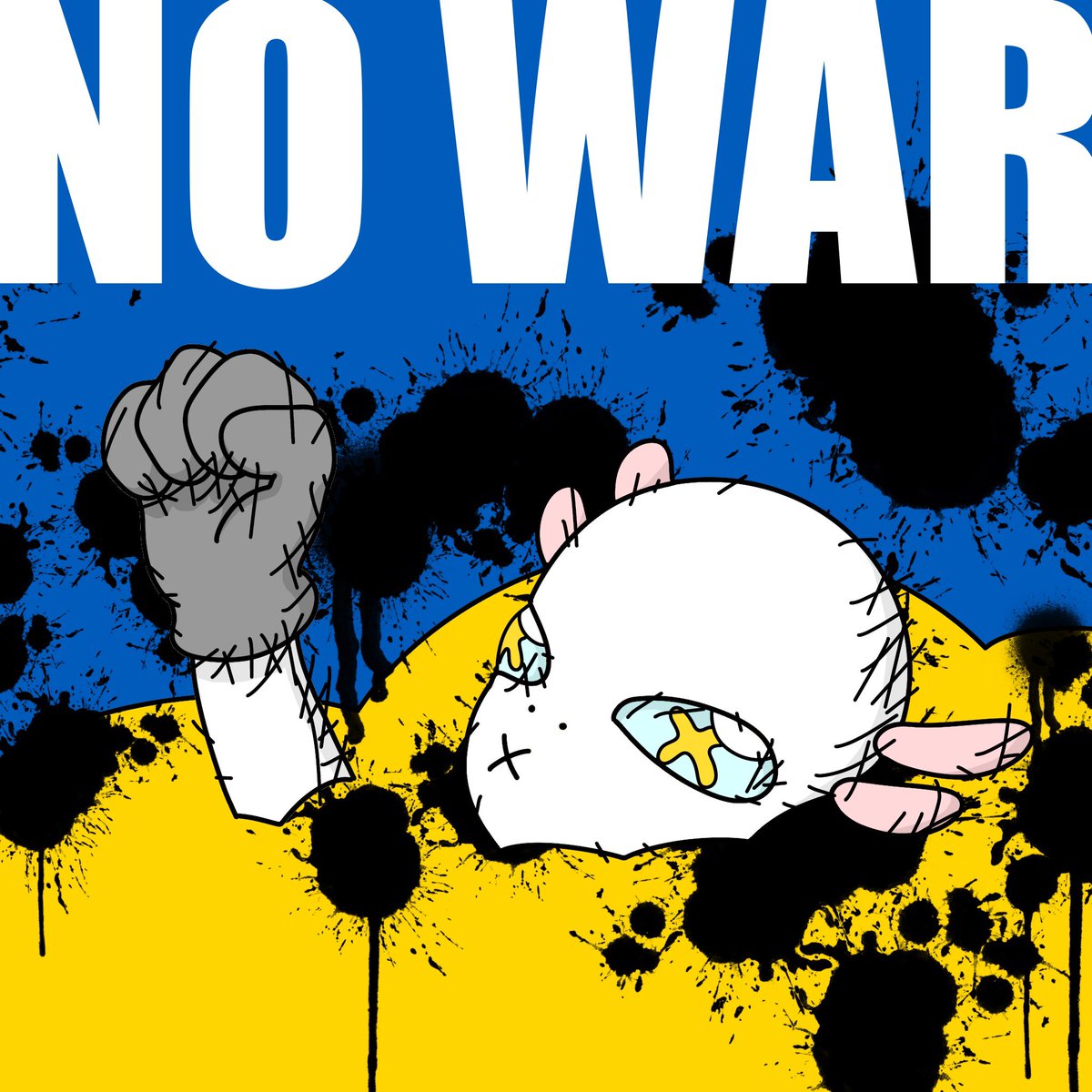 No war! Adopted previous piece to this. Not a nft though. I just could not imagine working on anything at such a hard time.

#StandWithUkrianeNOW 
#nowar
#nft
#nftart
#nftdrop
#nftcommunity
#cryptoart
#bitcoin
#eth
#openseanft
#openseanftart