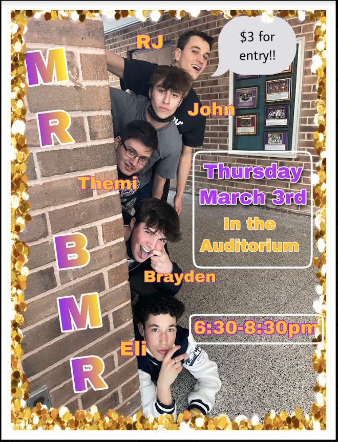 Uhunt1's tweet photo. That's right, the best night of the year is BACK!!!
Join the senior class Thursday night in crowning a new Mr. BMR!! https://t.co/AdVpoX30Z7