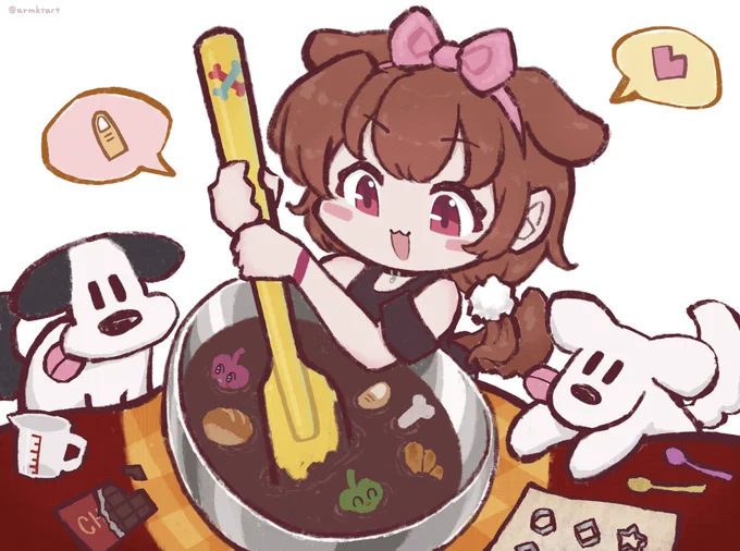#今月描いた絵を晒そう 
今月もころさんいっぱい描いた🥐 