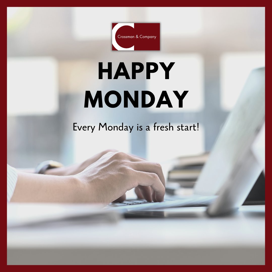 Every Monday reminds us to approach life's challenges with a fresh outlook.