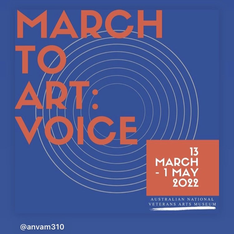 ANVAM310's tweet photo. March to Art: Voice - ANVAM’s annual #veteranartscommunity exhibition & events program starts in March! What’s On - In the Community via https://t.co/X7DvgQeEbC or more on #M2A22 via https://t.co/AGQPXbLisL #YourADF #creativecapability #artsengagement #supportveteranartists https://t.co/vdnH06I94I
