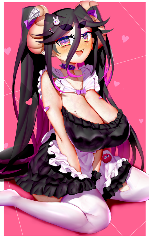 #今月描いた絵を晒そう 褐色じゃない方 