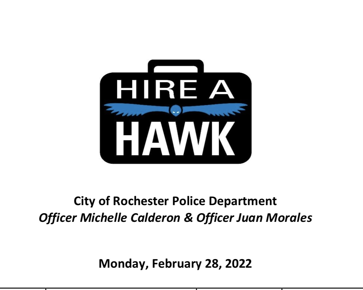 hilbertcjfs's tweet image. From 10-11:30am grab your  #morningcoffee at #78West and chat with Officers Calderon &amp;amp; Morales of RPD about #opportunities at their agency! They will also visit classes #opportunityknocking #HireAHawk 🦅#dreamjob #hilbertcjfs #HilbertCareerDevelopment #weprepareyouforyourfuture