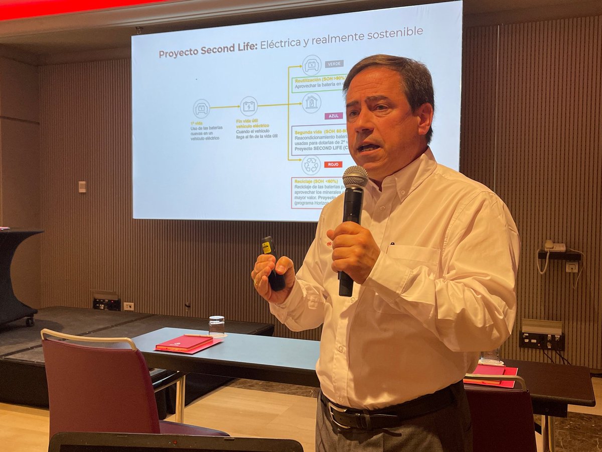 "El vehículo eléctrico no tiene ni más ni menos riesgo de siniestro que el que no lo es, lo determinante es el perfil del conductor". <a href="/CancerJM/">José María Cancer</a>, director general de <a href="/CESVIMAP/">CESVIMAP</a>, en el marco de #4YFN22