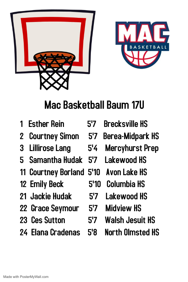 MacBasketballUA's tweet photo. Mac Basketball Baum is ready for a big year! #macproud https://t.co/f816U6qVK9
