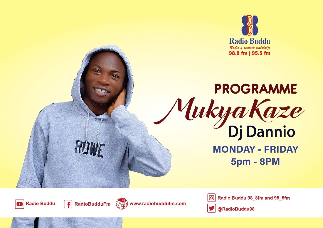 radiobuddu98's tweet photo. Programme #Mukyakaze
ne @djdannio https://t.co/UVgeI62w2C