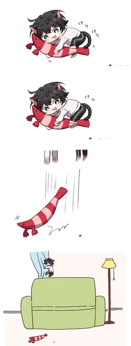 > 虫にびっくりして飛び跳ねる猫ちゃん見たいです #odaibako_ddt_mz https://t.co/HxvPpeZacd 