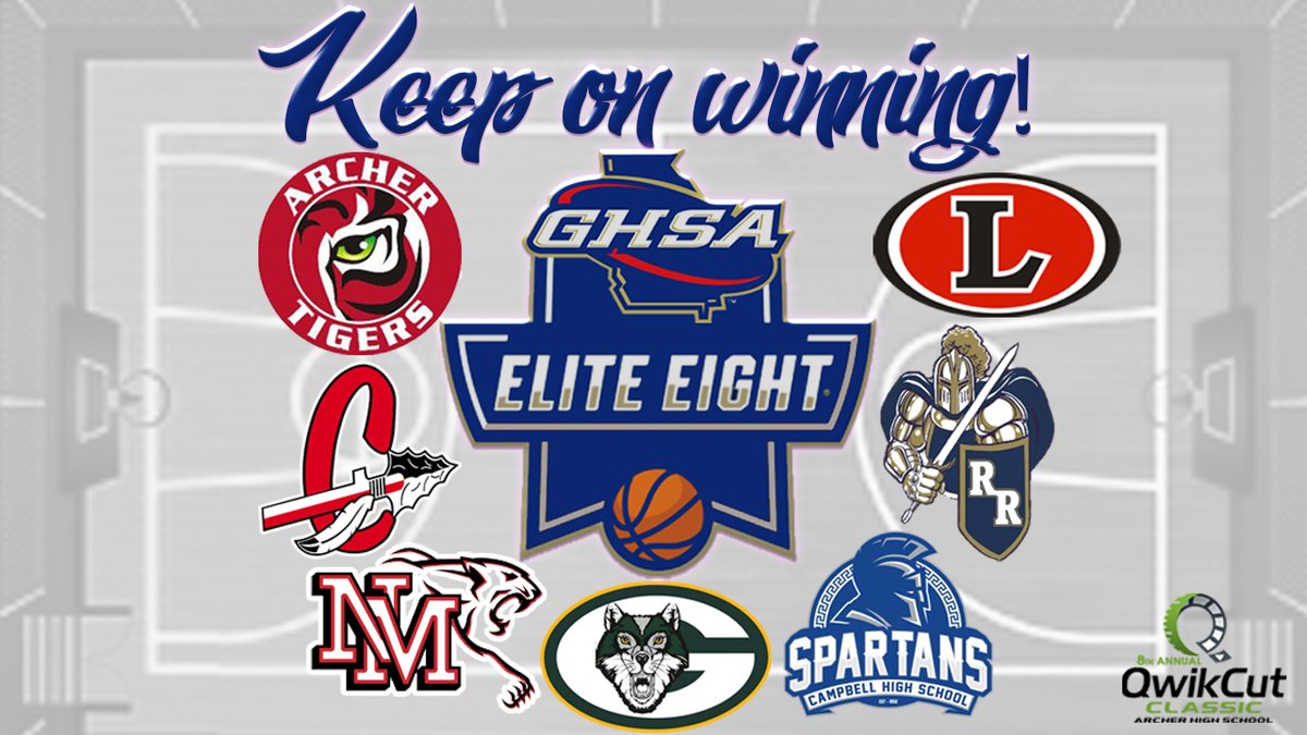 QwikCut Classic teams continue to push through the GHSA State Playoffs into the Elite 8.  Congratulations and Keep on winning. <a href="/ArcherWBB/">Archer WBB</a> <a href="/LHSGbb/">LoganvilleGirlsBball</a> <a href="/L80warriors/">CHS Basketball</a> <a href="/NMLadyJaguars/">New Manchester Lady Jaguars</a> <a href="/GHSladypack/">Greenbrier Lady Pack</a> <a href="/GBBCampbell/">Campbell GBB</a> @rrknightsbball