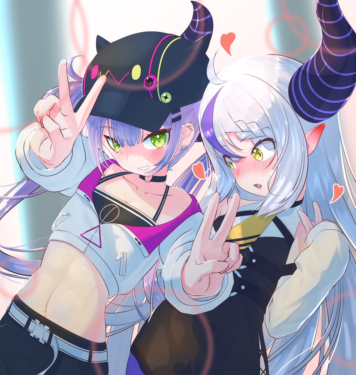 ヒロアカ ラプ様とトワ様イラスト描きました トワ様のリアルasmr Iphoneの壁紙 ラ リューン Live2dデザイナーのイラスト