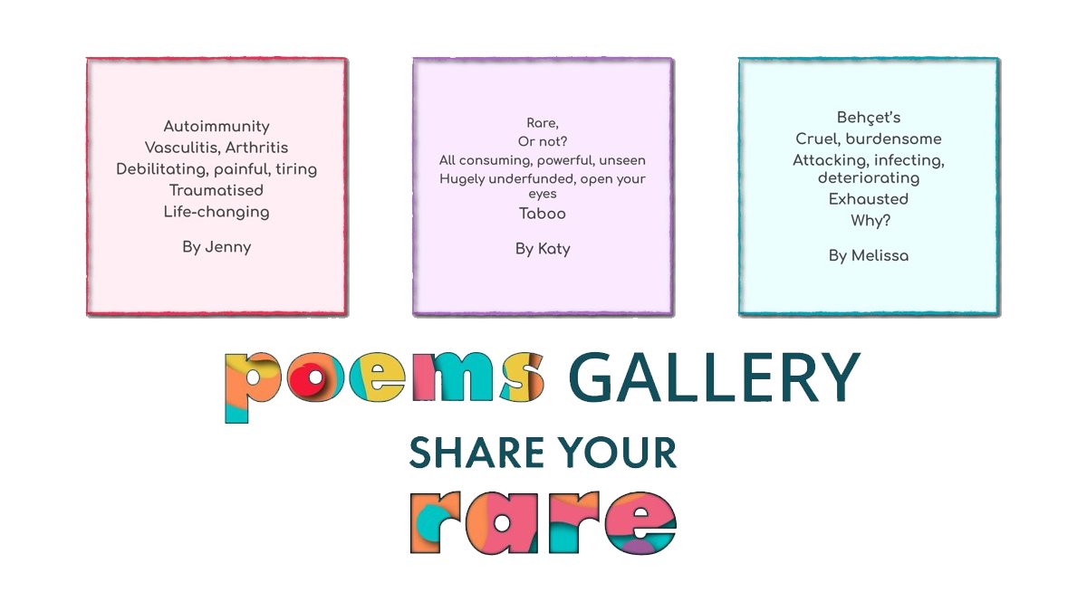 Here are some more poems from #ShareYourRare, designed to bring together those who live with rare genetic conditions, their families, and researchers and clinicians working on these conditions professionally.

See every poem here: phenotypica.org/projects/share… 

#RareDiseaseDay2022 *MO