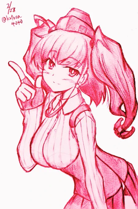 もっと  もっと  熱くなれ
#艦これ版深夜の真剣お絵描き60分一本勝負
#艦これ版真剣お絵描き60分一本勝負_20220228 