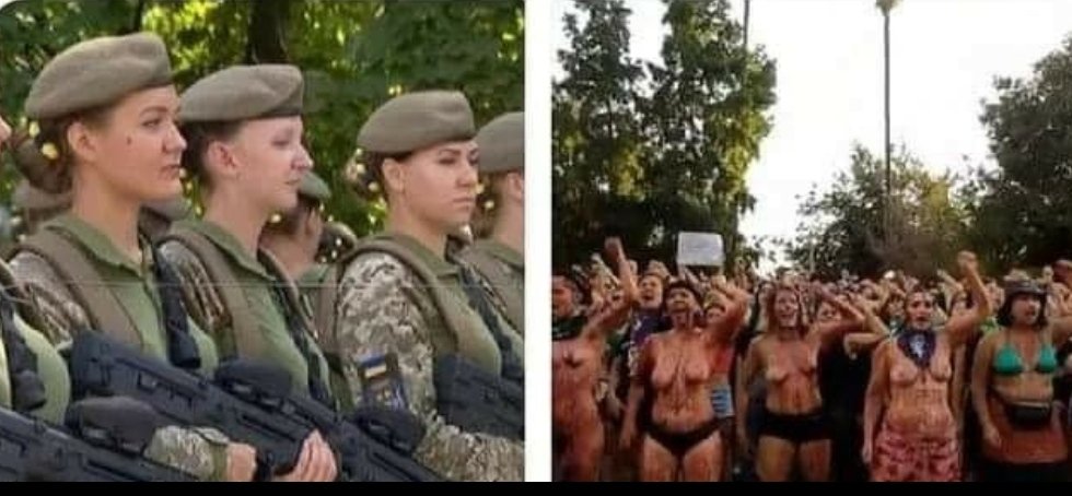 AMPI_igualdad's tweet photo. La imagen de la dignidad y libertad de Ucrania frente a la humillación y sumisión de Occidente.

Lección de feminismo. https://t.co/hEhYXwmVwB