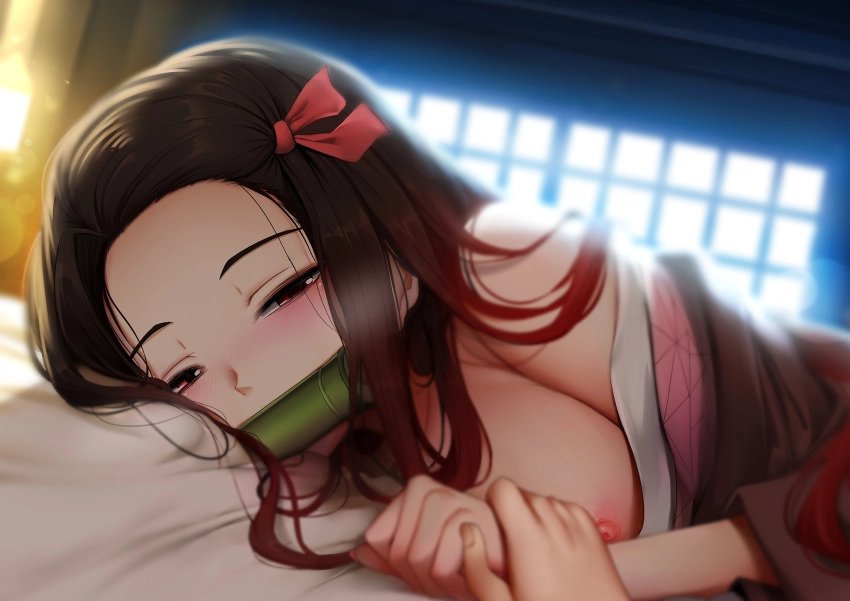 Nezuko_roll's tweet photo. Hm? Hmmmm....

(Traductor oh? Buenos dias) https://t.co/zaMp0ovdR1