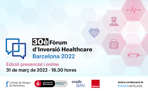COMBarcelona's tweet photo. Els projectes que presentats al 30è Fòrum d'Inversió Healthcare Barcelona fins avui (28 de febrer) optaran a una mentoria financera amb un especialista de la xarxa d'#ESADEBAN.
➡️ La data límit per enviar projectes és el 10 de març
https://t.co/ucj29QdAm5 https://t.co/9AcPbQUraF