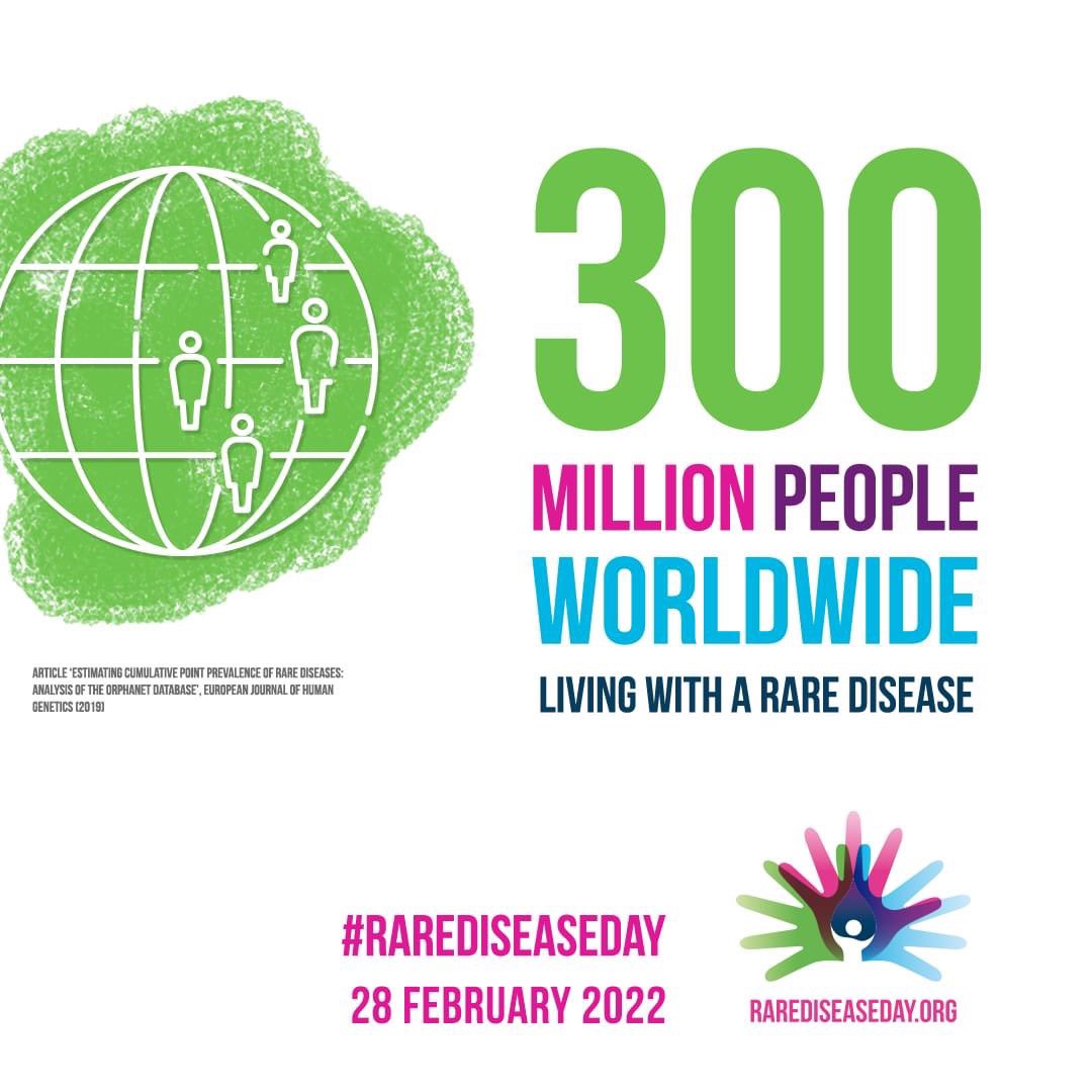 A rare disease is defined as a condition which affects less than 1 in 2,000 people. #RareDiseaseDay #GaucherDisease 💙💚💜