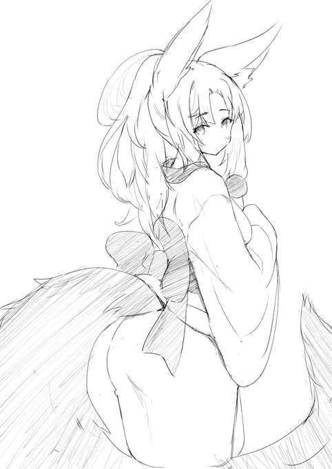 #今月描いた絵を晒そう 
来月色塗れたらいいな 