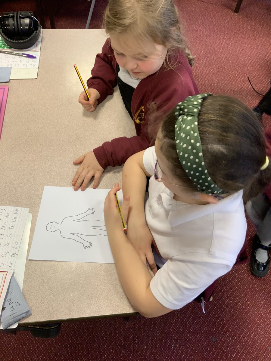ABCPschool's tweet photo. #Class34W are discussing the digestive system for the first time today and are having a go at labelling anything they think is involved in the process ahead of learning about it in our next lesson #ABscience https://t.co/hZejhXVecx