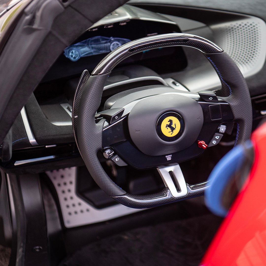 MeridienModena's tweet photo. The #FerrariDaytonaSP3 brings Formula 1 sensations to the track. The model joins the ‘Icona’ series and pays homage to the
mid-rear-engined Ferrari V12 sports prototypes that earned the marque its unparalleled motor sport status.
https://t.co/tTE3QUB07D
#Ferrari #FerrariIcona https://t.co/yNlKFy02w9