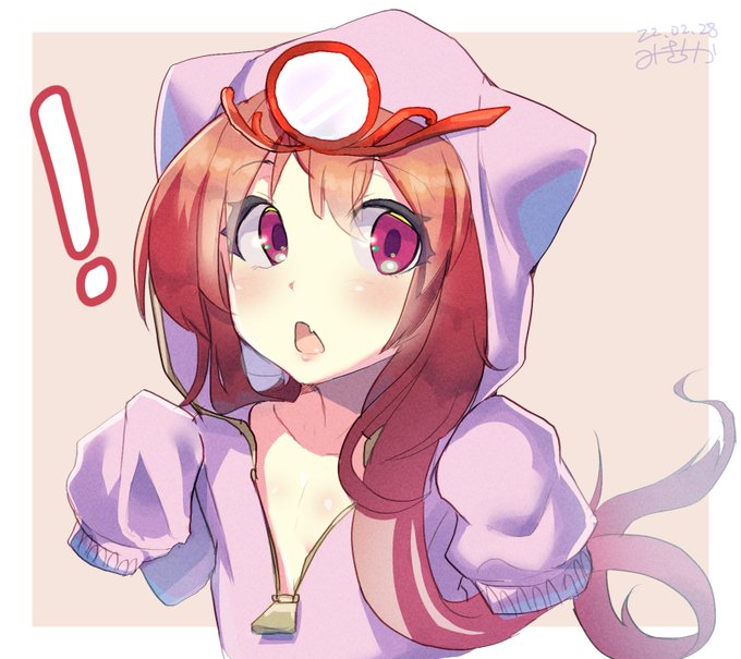 ネコミミパーカーポンちゃん #俺タワーイラスト 