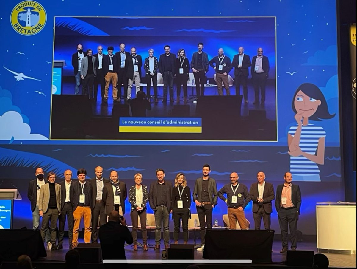 J'ai une chance incroyable !

Ce sont avec ces mots que j’ai introduit la présentation de mon projet pour la nouvelle présidence de <a href="/produitenbzh/">Produit en Bretagne</a> lors de l’effervescente #AGPEB2022 à Nantes.

Merci aux 800 membres présents pour l'énergie dingue qu'ils nous ont envoyée ! ⚡🙏