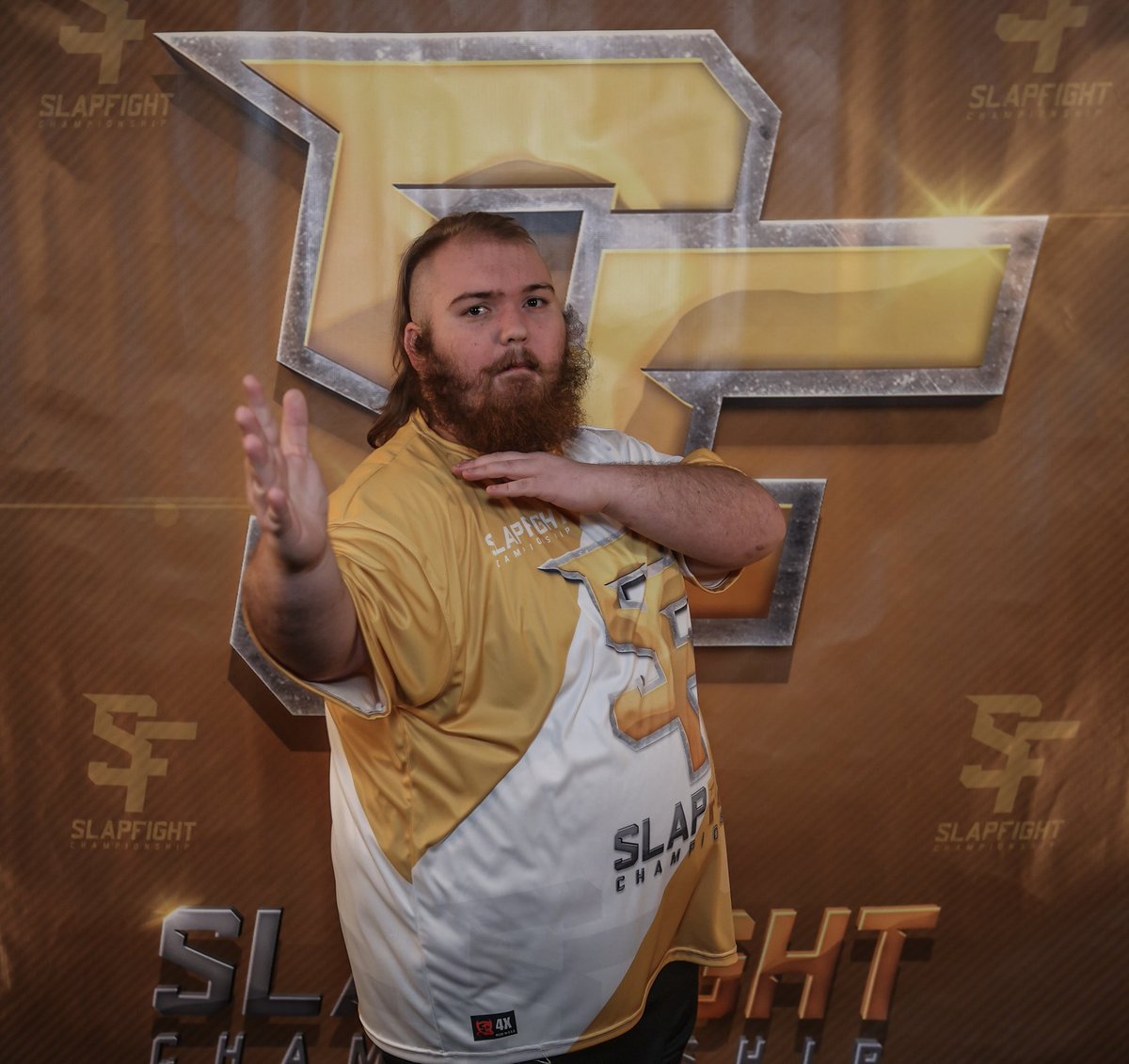 SLAPmountain's tweet photo. This Weekend, ‘Hardcore Hillbilly’ competes at SlapFIGHT Championship 15:ARMAGEDDON! 
👉Don’t miss Hillbilly vs Highlander on March 4th @fitetv!
PPV Link in Bio☝️

#slapfight #slapping #slapfighting #slapcompetition #slap #slapfightchampionship #slapped #slapfightingchampionship https://t.co/HCOs3tfJJy