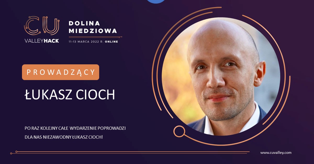cu_valley's tweet photo. Tegoroczny 💻 #hackathon CuValley Hack poprowadzi dla nas niezwodny #ŁukaszCioch 🤝
Przypominamy, że rejestracja trwa do 7 marca! https://t.co/xAcrJj9Cvj https://t.co/VHKHffQsqG