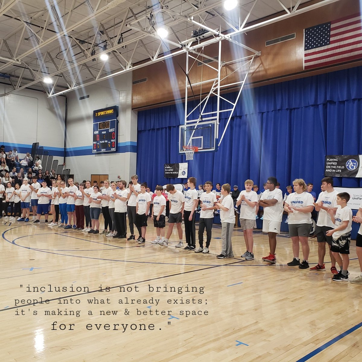 OlympicsAg's tweet photo. It's Spread the Word: Inclusion week, and we're excited to have our student body take the pledge to Choose to Include! AG students...retweet the daily message to be entered in a gift card drawing! @GoBluejays1 @SONebraska https://t.co/gMZBAXg1ts