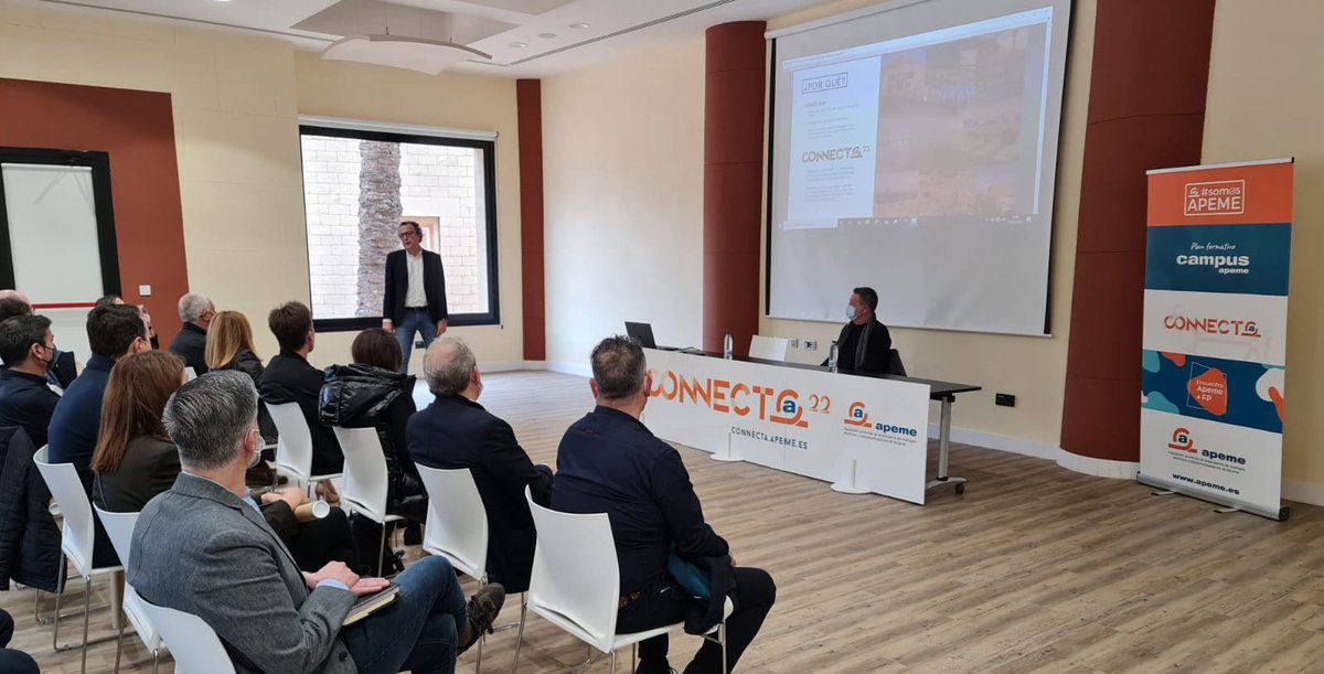 ¡Muchas gracias a <a href="/ApemeAlicante/">Apeme</a> por la invitación a la Presentación de  Conecta22! 
Es un placer ser patrocinador del interesante evento que tendrá lugar el 18/03 en #Terramitica. 
¡<a href="/grupo_peisa/">Grupo Peisa</a> siempre a vuestro lado! 💪🏼💪🏼💪🏼

<a href="/AALMINANA/">AMPARO ALMIÑANA</a>
<a href="/DiazPeisa/">Antonio Vazquez Diaz</a> 
#siemprecontigo