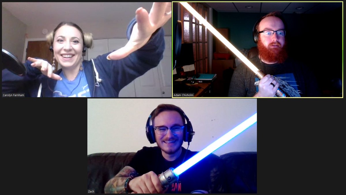 thenerdtheword's tweet photo. "Episode VIII: A Nerd Hope" uploads tomorrow on Spotify at 8am EST!
We had a fun talk with Zachary Seyler, the other co-host of the Pixel Pals Podcast (Also, on Spotify)
Tune in to find out which Star Wars movie was chosen as the best Star Wars movie! https://t.co/dpVaBFrhSB