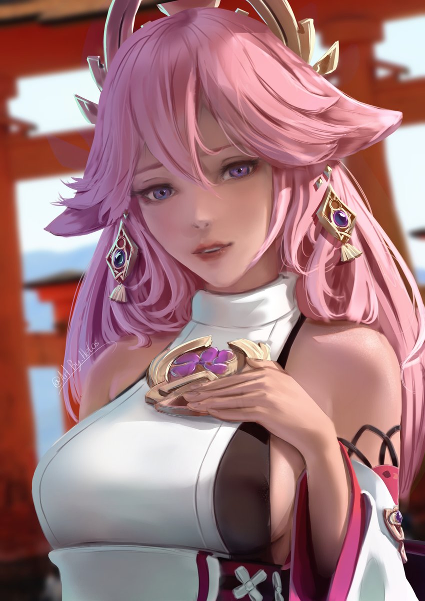RayHelos's tweet photo. Yae Miko
#Yaemiko #Fanart https://t.co/qc5YonYYjp
