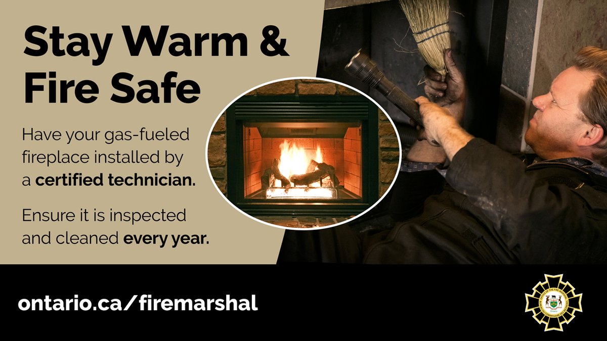 ONFireMarshal's tweet photo. It’s officially Spring! Have your chimney inspected and properly cleaned when you’re done using it for the season. https://t.co/UsWDZSrPga