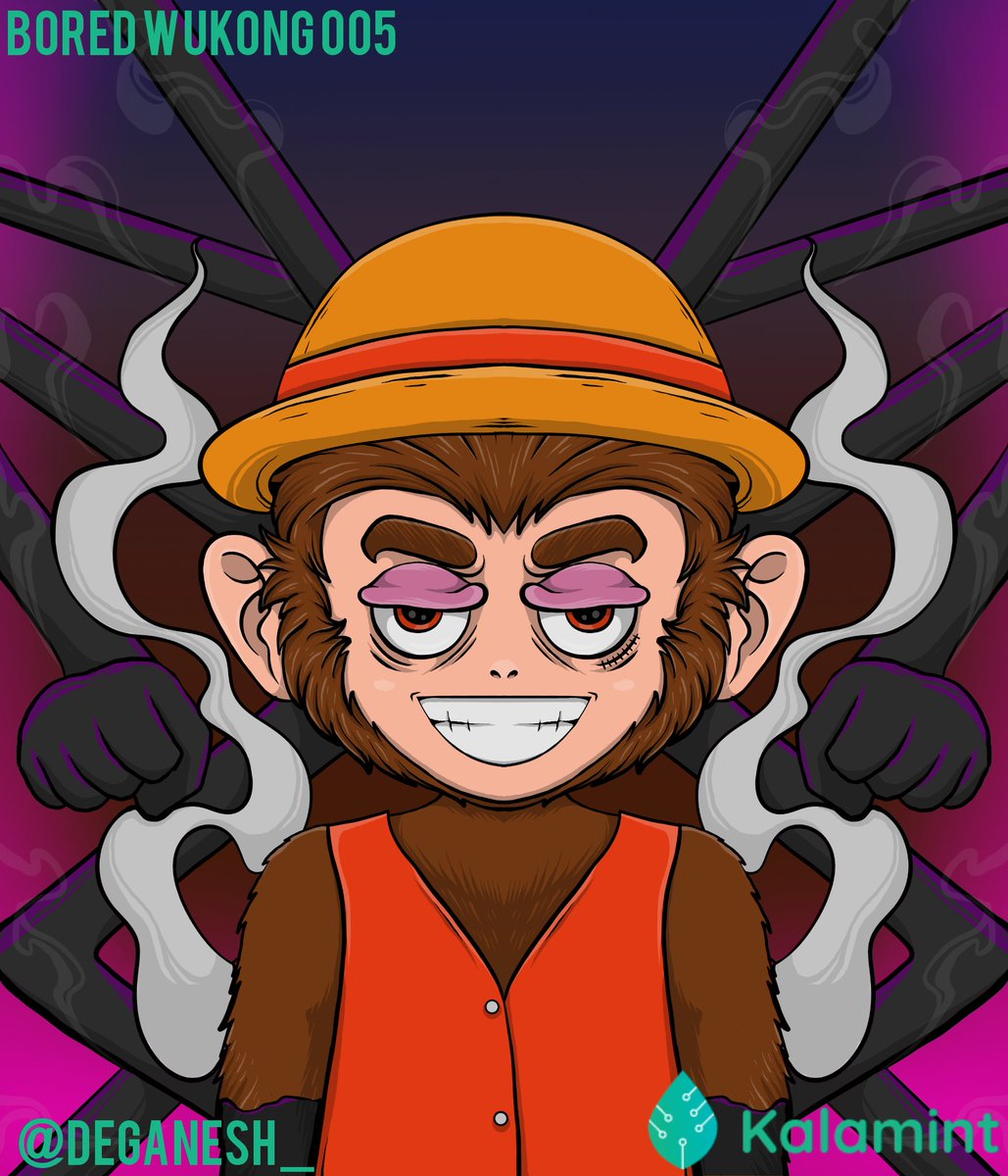 deganesh_'s tweet photo. New drop @kalamint_io 

Bored wukong 005
Stage 2
2/5 anime costume

Waiting for collectors! 
Token link
https://t.co/hfLjiU6Wp2

#CleanNFT
#NFTCommunity
#NFTs #NFT #nftart #tezos #shill https://t.co/k51PDR0FpQ