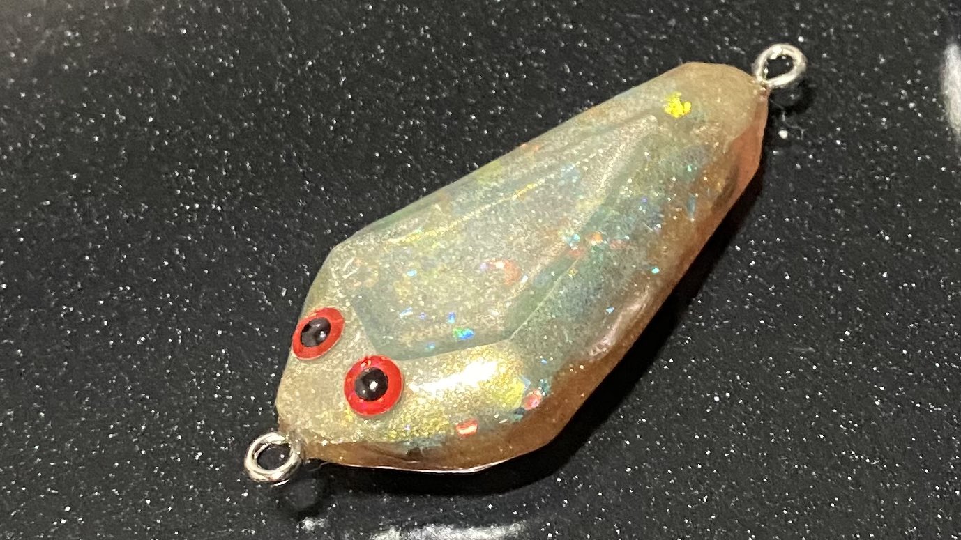 Aquamarine どうかしら 自作ルアー 笑 名前は スターウォーズ 笑 一応10ｇほどあります 可愛くないんだけど 釣り アナハゼティ レジン T Co 87nsomhgju Twitter